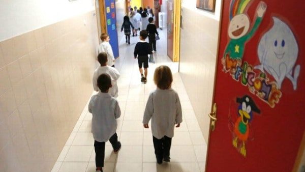 Niños de un colegio de educación Infantil y Primaria