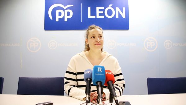 La presidenta del PP de León, Ester Muñoz