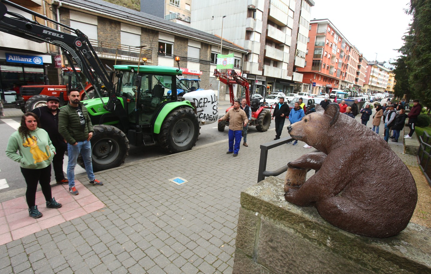 Tractorada en Villablino